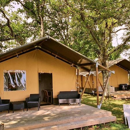 Glamping Les Arbres, Luxe Safaritent Met Zwembad Cronat 外观 照片