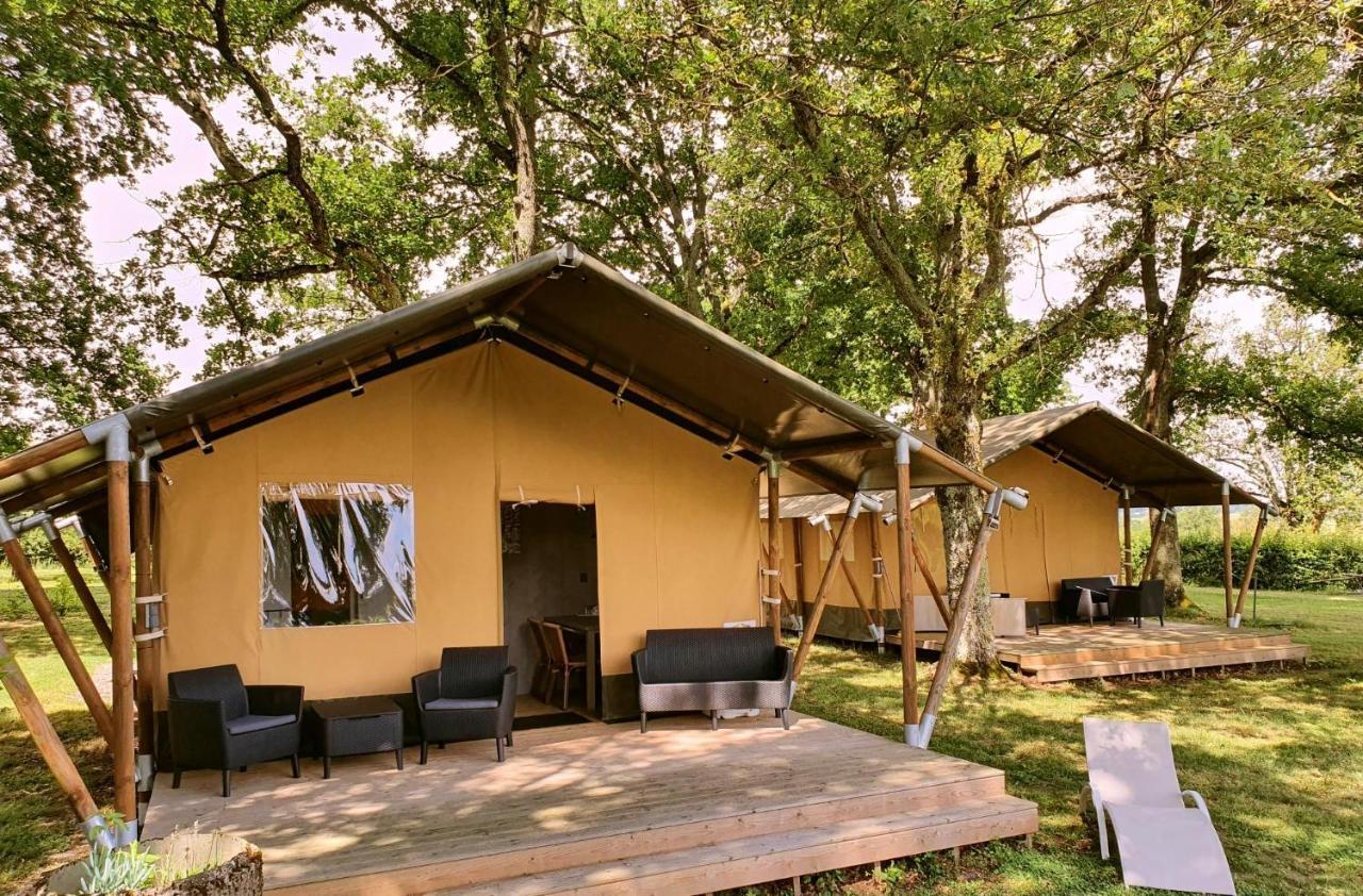 Glamping Les Arbres, Luxe Safaritent Met Zwembad Cronat 外观 照片